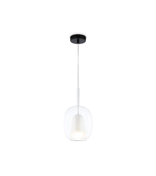 Подвесной светильник Ambrella light LH11121 BK/WH/CL черный/белый/прозрачный E27 max 60W D175*310