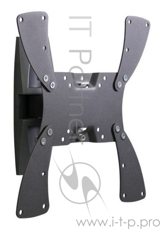 Кронштейн для телевизора Holder LCDS-5019 черный 22"-42" макс.30кг настенный поворот и наклон