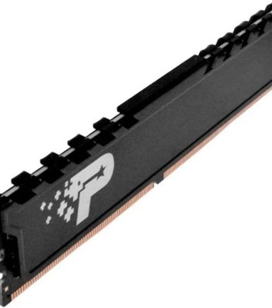 Оперативная память Patriot Signature Premium, DDR4, 32GB (1x32GB), 3200 MHz, CL22, с радиатором, чёрный