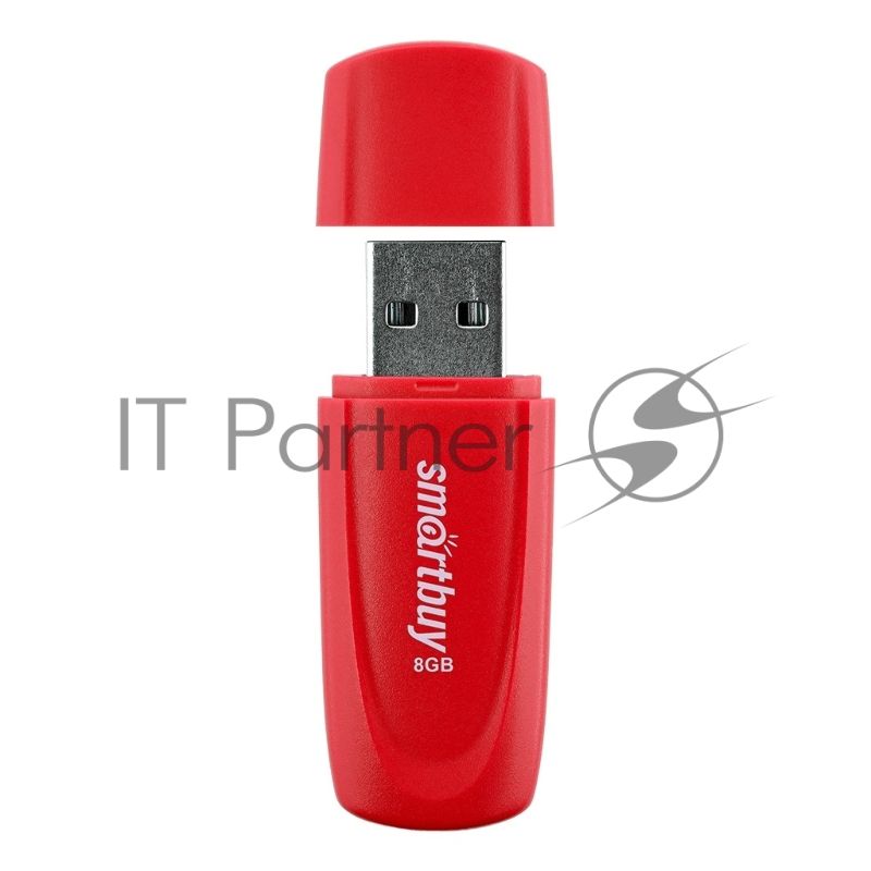 Флешка USB Smartbuy R/W USB UFD 2.0 8 Gb,Scout красный (SB008 Gb2SCR)