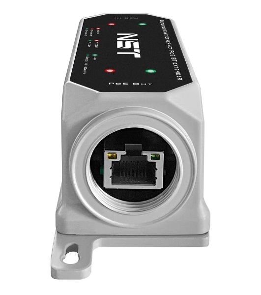 Уличный Ultra PoE удлинитель Fast Ethernet до 250м на 1 порт. Порты Ethernet: Вход - 1x10/100Base-T RJ45; Выход - 1x10/100Base-T RJ45. Порты PoE: Вход - 1xIEEE 802.3af/at/bt/Passive POE (до 120W); Выход - 1xIEEE 802.3af/at/bt (до 90W). Автоматическое опре