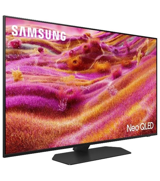 Телевизор Samsung QE43QN90FAUXRU, 43", черный, Mini LED, 4K Ultra HD, 3840x2160, 120Hz, Tizen