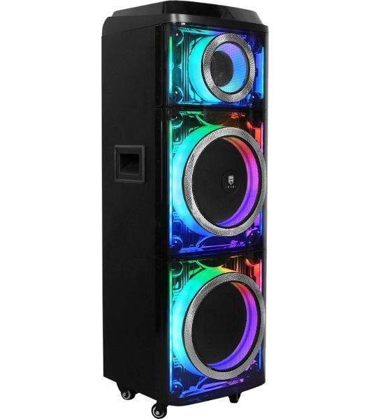 Колонка портативная Ural 203 черный 2000W 1.1 BT/3.5Jack/USB-C 15м 9000mAh