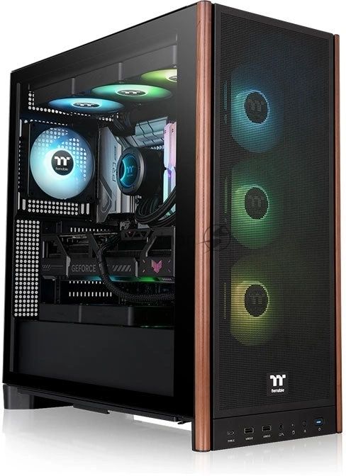 Корпус Thermaltake S370 WS, Midi-Tower, чёрный, 4 x 120 мм