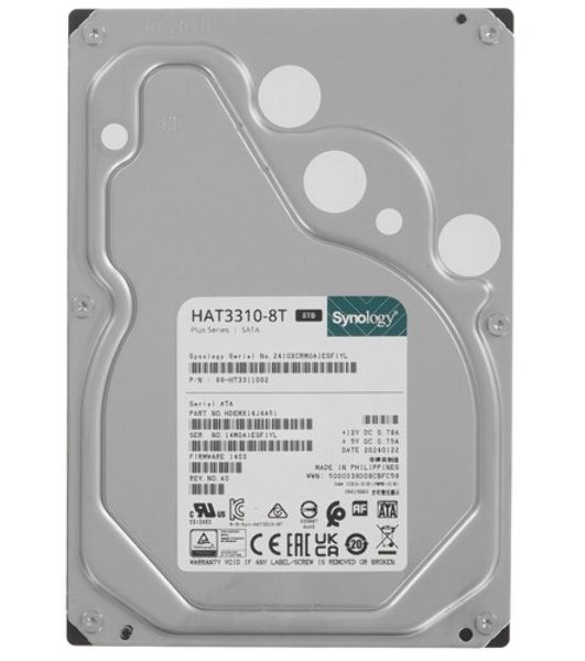 Жесткий диск SATA 8TB 7200RPM HAT3320-8T SYNOLOGY