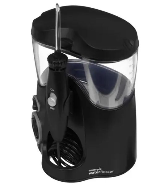 Ирригатор Waterpik WF-112EU черный, от сети, 600 мл, 10 режимов