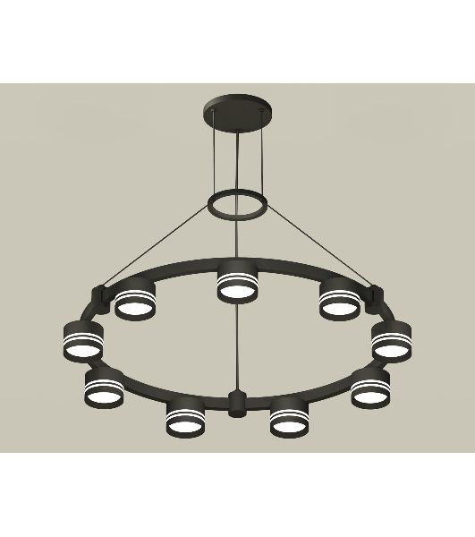 Светильник Ambrella light XR92051903/9 SBK/FR черный песок/белый матовый GX53  (A9205, C9242, N8478)