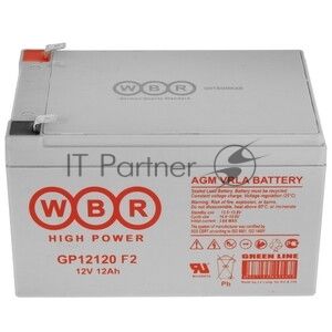 Батарея WBR GP 12120 F2 12V, 12Ah