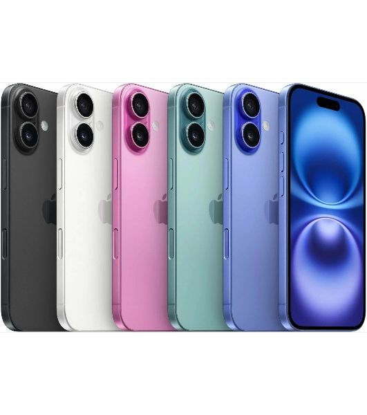 Смартфон Apple iPhone 16 A3287, 8/128Gb, ультрамарин