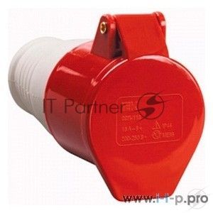 Розетка кабельная 32А 380В 3P+PЕ ССИ-224 IP44 IEK PSR22-032-4