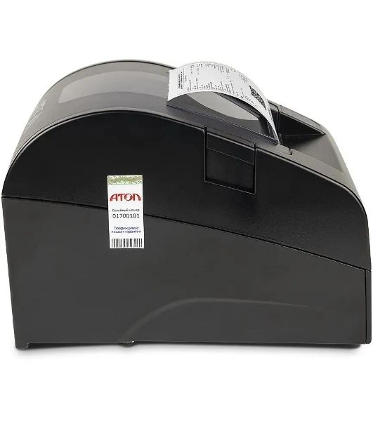 Онлайн-касса стационарная Атол 50319 FPrint-22ПТК черный, 200 мм/сек, без ФН