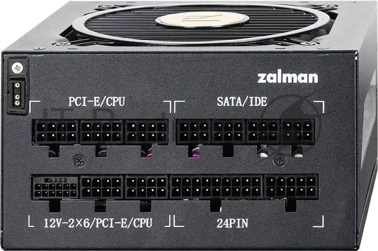 Блок питания ZALMAN TeraMax II VIEW 1000W, 1000Вт, 80+ Gold, 120мм, модульный, черный