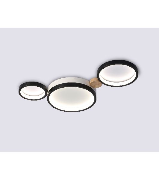 Светильник Ambrella light FL4814/3 BK/WH черный/белый 3000K-6400K 45W 620*290*55 (ПДУ ИК)
