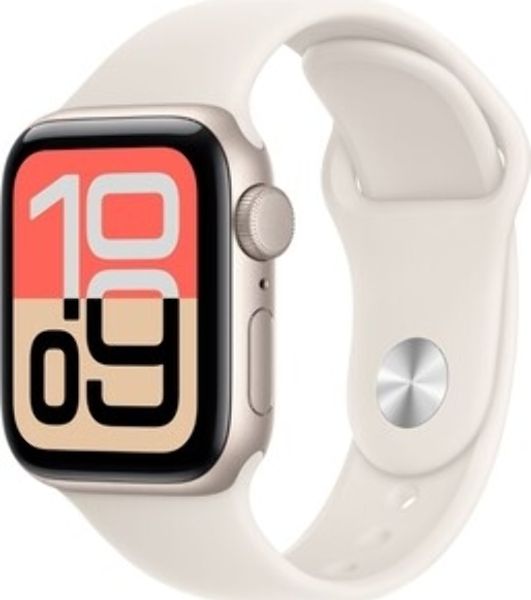Умные часы Apple Watch SE 3 2025 A3324, 1.57" OLED, Wi-Fi, Bluetooth 5.3, защита от воды, черный