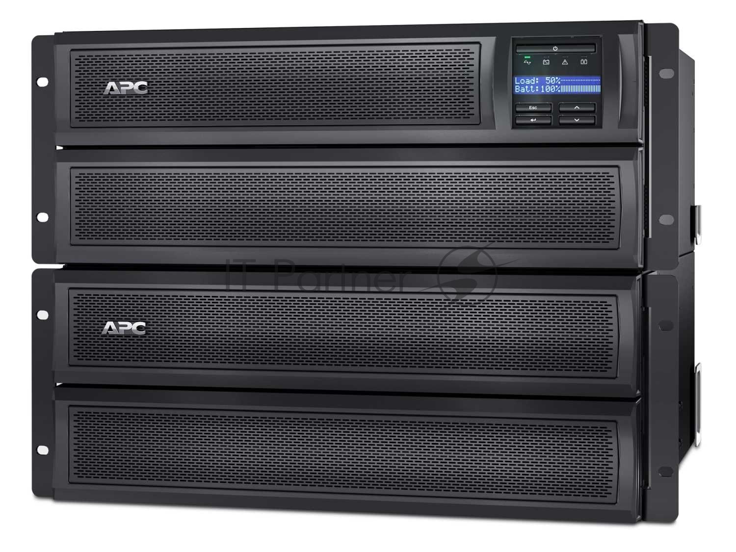 Источник бесперебойного питания APC Smart-UPS X SMX2200RMHV2U/2200ВА/1980Вт/1 х IEC 320 C19 (компьютерная), 8 х IEC 320 C13 (компьютерная)