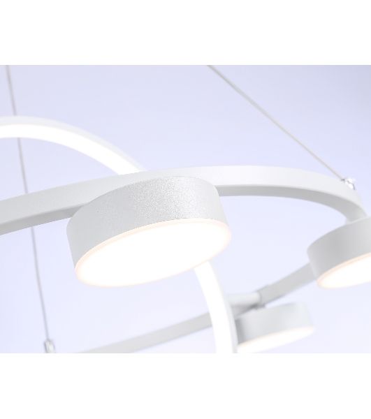 Светильник Ambrella light FL51772/2+6 WH белый 3000K/4200K/6400K 58W D600/380*1200 (ПДУ ИК)