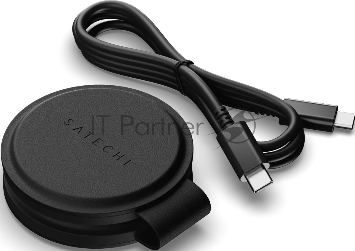 Переносное зарядное устройство Satechi Qi2 OntheGo 2-in-1 Wireless Charger, черный
