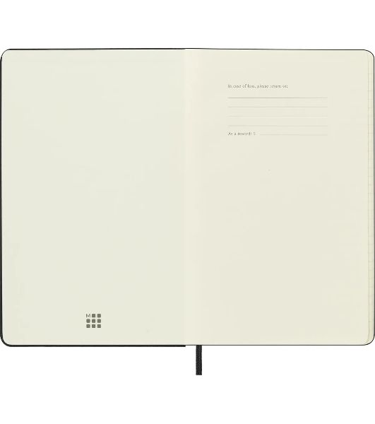 Набор Moleskine блокнот/ручка блокнот: Classic Large линейка черный