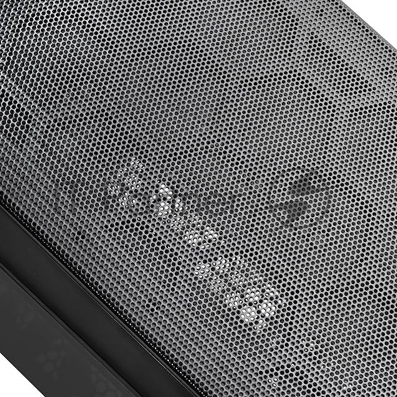 Компьютерный корпус Silverstone SST-PS15B-PRO Precision Mini Tower Micro ATX Computer Case, tempered glass, 2x 120мм ARGb, 1x ARGb Controller, black