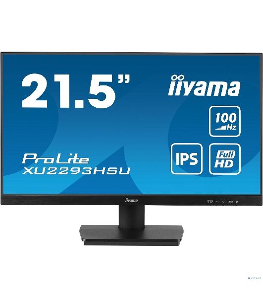 Монитор 23.8" Iiyama ProLite XU2493HSU-B7 IPS 1920x1080, 100 Гц, 1 мс, 16:9, 300 кд/м², HDMI 1.4, DP 1.2, 3.5 Jack, USB Hub (2x USB 2.0), динамики (2x2 Вт), Adaptive-Sync, черный