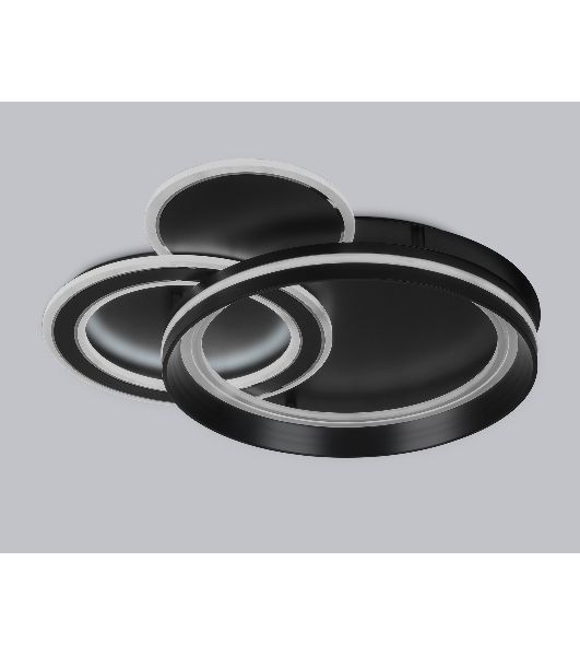 Светильник Ambrella light FA8515/3 BK черный 143W 3000K-6400K 500*500*80 (ПДУ РАДИО 2.4G)