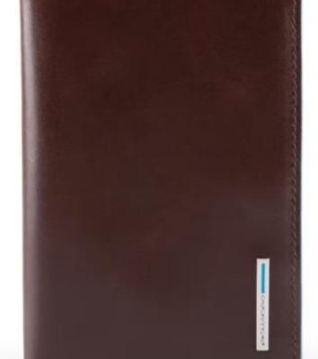 Обложка для паспорта Piquadro Blue Square PP5255B2/MO, коричневый, натур.кожа
