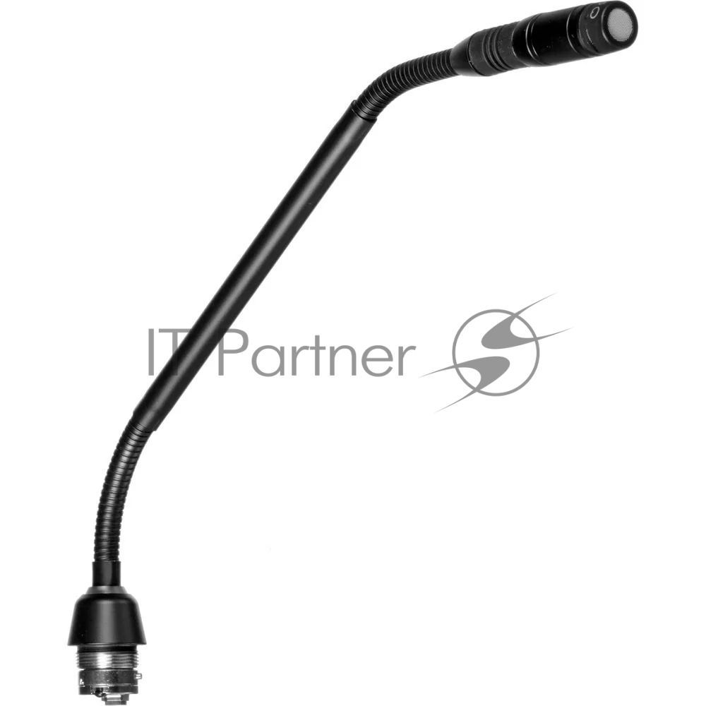 Конденсаторный микрофон SHURE MX410LPDF/C две гибкие секции, 6-контактный разъём, длина 25,4 см, двухцветный индикатор у основания, без предусилителя, кардиоида, ветрозащита в комплекте, цвет чёрный