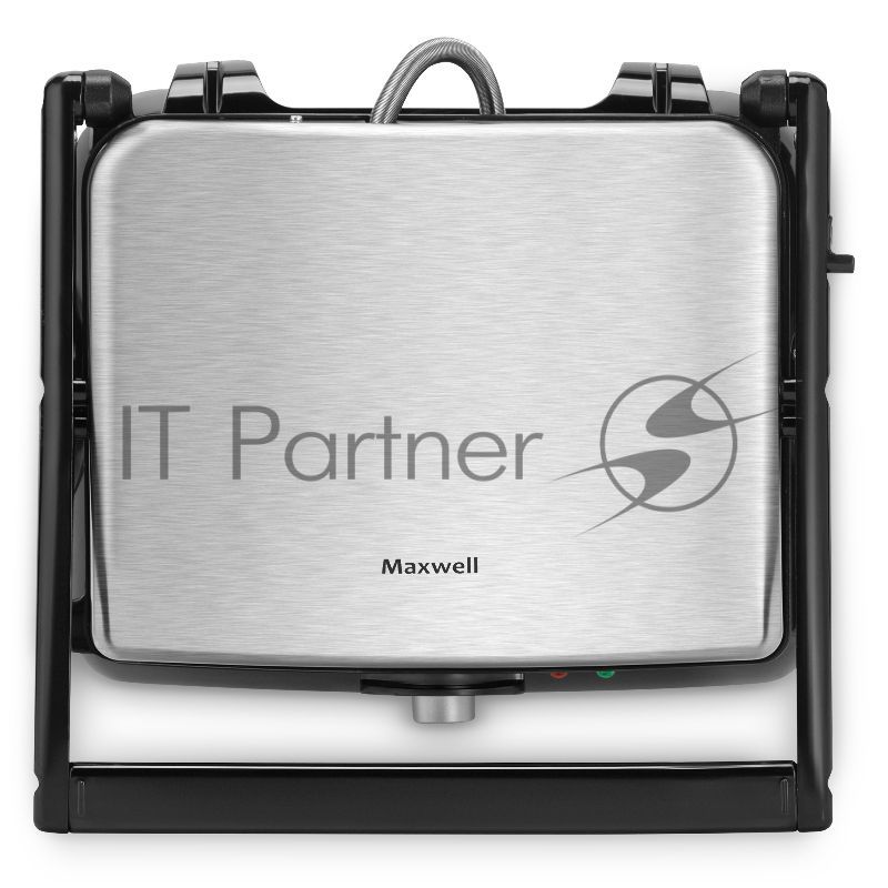 Электрогриль Maxwell MW-1960, 2000Вт, стальной