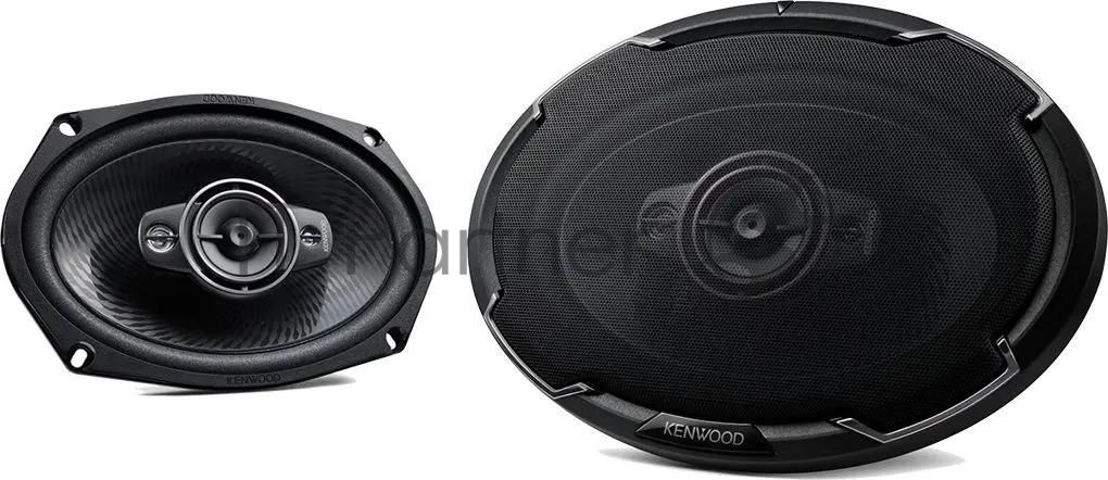 Колонки автомобильные Kenwood KFC-PS6986 600Вт 88дБ 4Ом 15x23см (6x9дюйм) (ком.:2кол.) коаксиальные четырехполосные