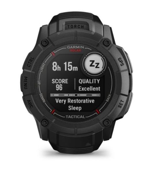 Умные часы Garmin Instinct 2X Solar, 1.0" MIP, 5G, Bluetooth, IPX7, черный
