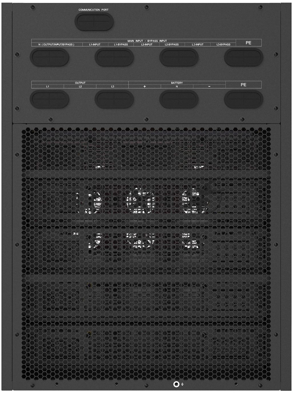 Источник бесперебойного питания Ippon Intatum RTM 80K / 80000 ВА / 80000 Вт / клеммная колодка / 3х фазный