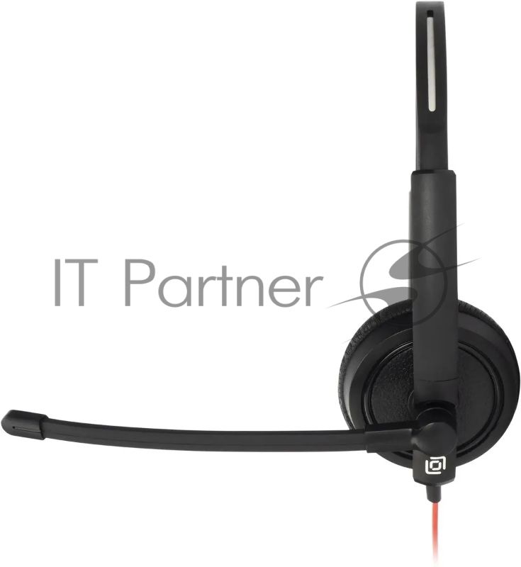 Наушники с микрофоном Oklick/Оклик HS-L900 черный 1.8м накладные оголовье