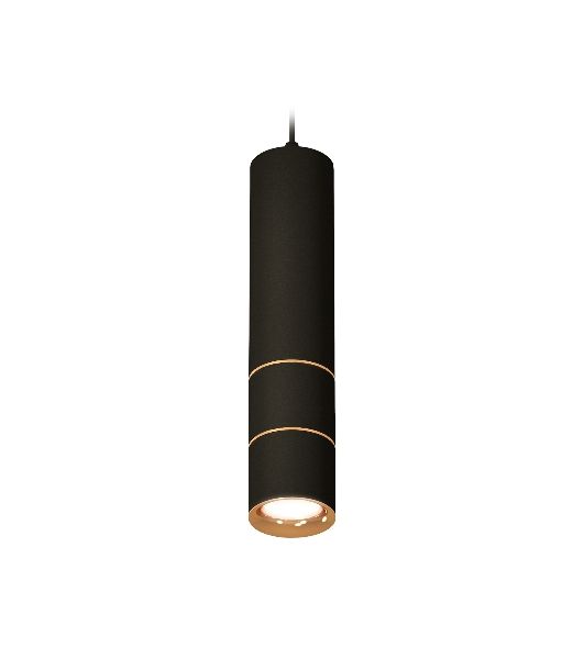 Светильник Ambrella Light XP7402080 SBK/PYG черный песок/золото желтое полированное MR16 GU5.3