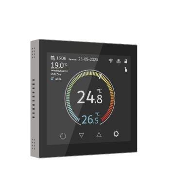 Умный сенсорный терморегулятор с LCD дисплеем (дымчатый) W1851104