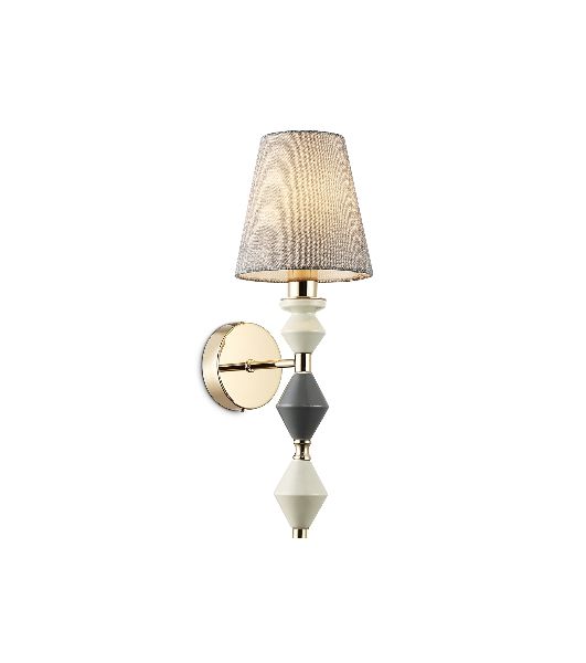 Настенный светильник Ambrella light LH75409 GD/GR золото/серый E14 max 40W 150*180*415