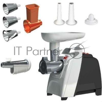 Мясорубка электрическая Аксион М61.02 Черно-серебристый мощность 2000 Вт