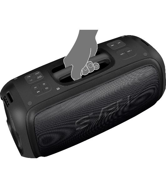 Портативная колонка SVEN PS-860 черный 100W 1.0 BT/3.5Jack 5400mAh