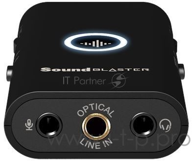 Звуковая карта Creative USB Sound Blaster G3 (BlasterX Acoustic Engine Pro) 7.1 Ret
