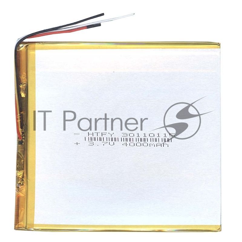 Аккумулятор Li-Pol (батарея) 3x110x115мм 3pin 3.7V/4000mAh