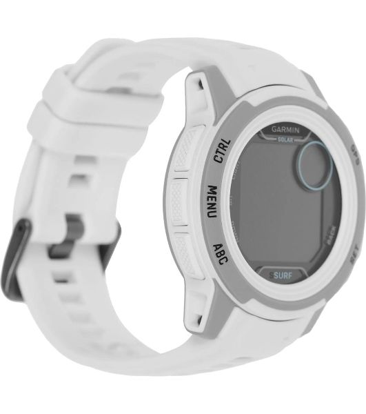 Умные часы Garmin Instinct 2S Solar Surf Edition Ericeira, 0.79" PMOLED, Wi-Fi, Bluetooth 4.2, NFC, IP68, черный / белый