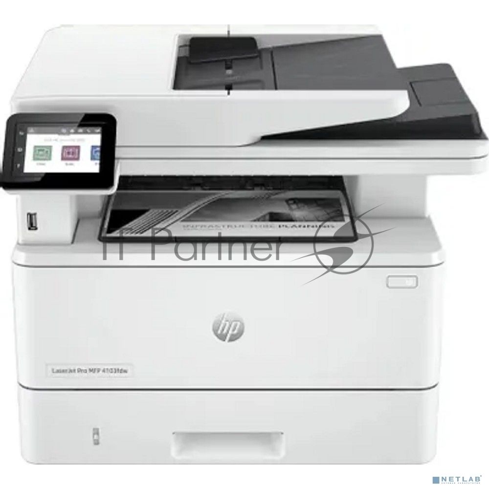 МФУ лазерное HP LaserJet Pro MFP 4103fdw_BBU (2Z629A_BBU) старт. карт. 151A 3050стр., кабель 3pin