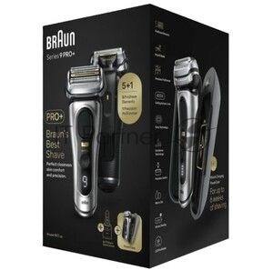Бритва электрическая сетчатая Braun 9675cc питан.:элек.сеть/аккум. серебристый