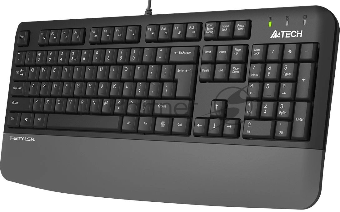 Клавиатура A4Tech Fstyler FK20 проводная, USB Type-A, серый