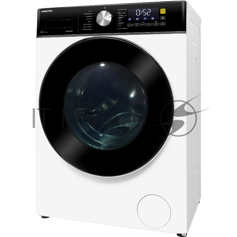 Стирально-сушильная машина HIBERG i-DDQ8 - 10614 W белый, загр. фронтальная макс.: 10,5 кг 1400 об/мин класс: А+++