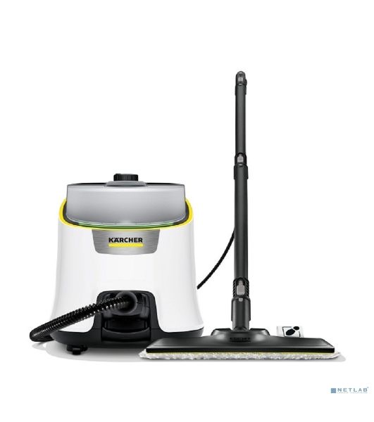 Пароочиститель Karcher SC 4 Deluxe Iron EasyFix белый, напольный, 2200 Вт, 60 г/мин, 1300 мл