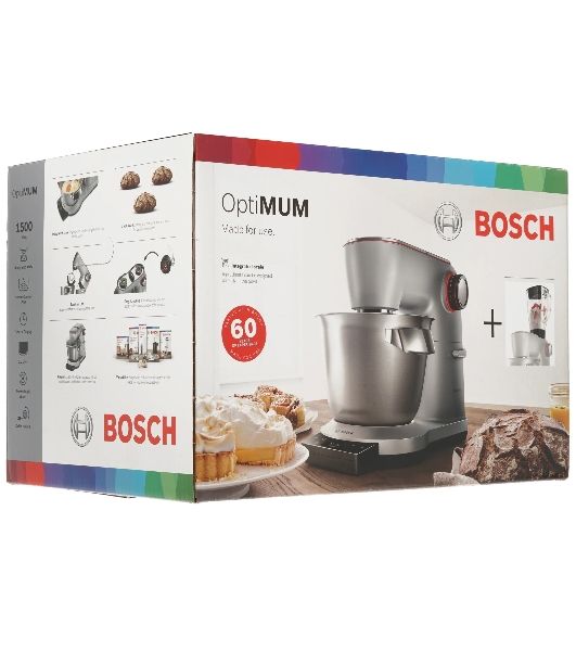 Кухонная машина Bosch MUM9YX5S12 планетар.вращ. 1600Вт серебристый