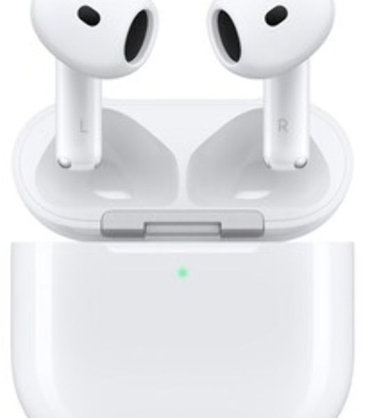 Наушники TWS Apple AirPods 4 ANC белый, вкладыши, Bluetooth, активное шумоподавление, беспроводная зарядка, до 4 ч