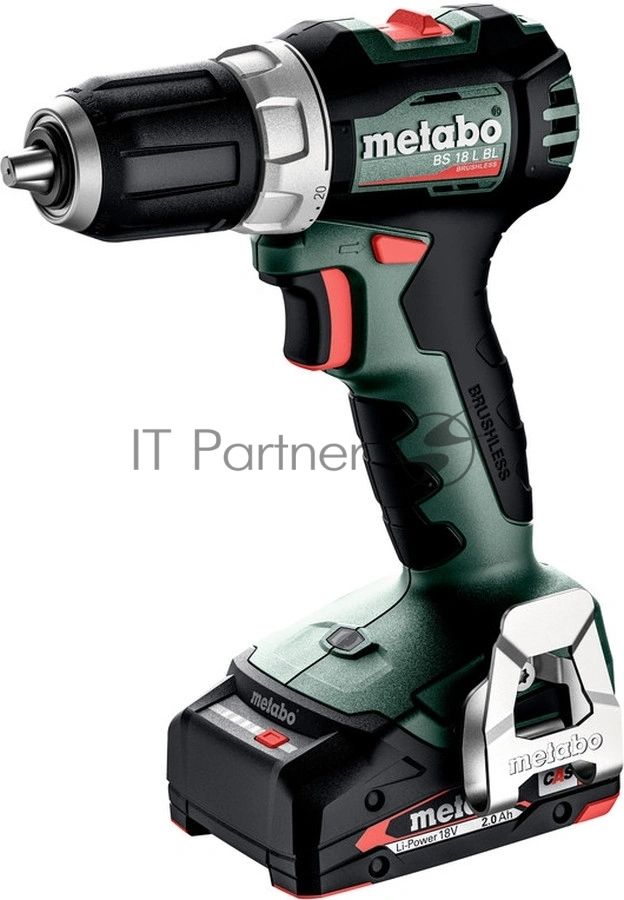 Дрель-шуруповерт Metabo BS 18 L BL, 18 В, 2 Ач, 60 Нм,  бесщеточный