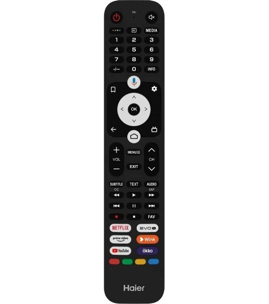 Телевизор Haier 32" 32 LED H1 черный LED HD 60Hz Smart TV Android 1GB/16GB