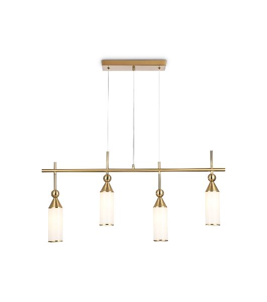 Светильник Ambrella light LH55274/4 BS/FR латунь/белый матовый E14*4 max 40W 845*65*1150